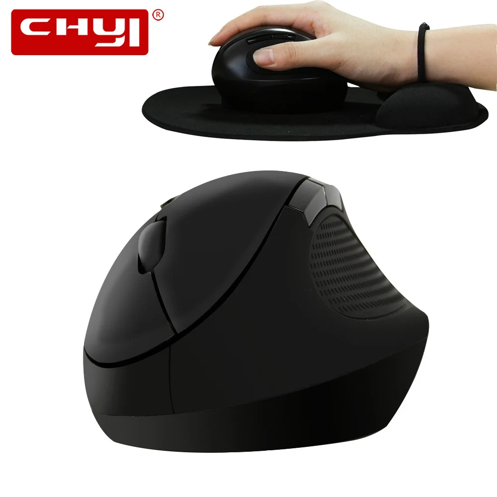 CHYI Vertical Gaming Mouse Ergonomic USB 1600DPI Wireless Mouse Game Optical Right Hand Mice with Wrist Rest Mousepad For Laptop
CHYI Vertical Gaming Mouse Ergonomic USB 1600DPI Wireless Mouse Game Optical Right Hand Mice with Wrist Rest Mousepad For Laptop