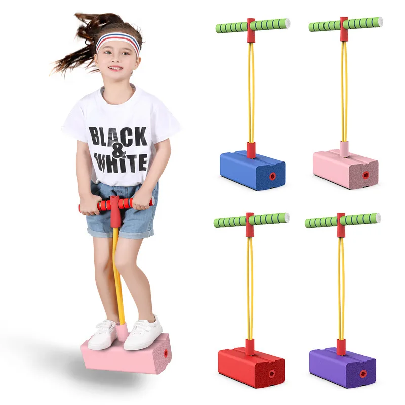 

Kids Sports Games Toy Pogo Stick Jumper Indoor Outdoor Playset Frog Jump Pole For Boy Girl Fun Fitness Equipment Sensory Toys