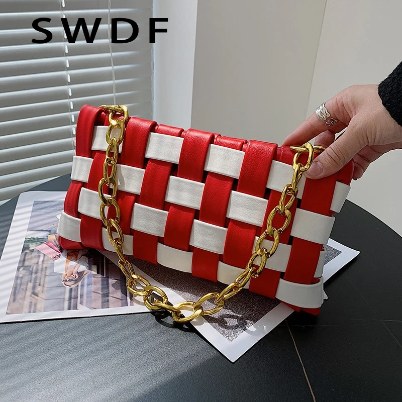 Fashion Lattice Weaving Messenger Bags Multiple Accessories Sling Crossbody Shoulder Bag Classic Zipper High Quality Leather Bag
Fashion Lattice Weaving Messenger Bags Multiple Accessories Sling Crossbody Shoulder Bag Classic Zipper High Quality Leather Bag