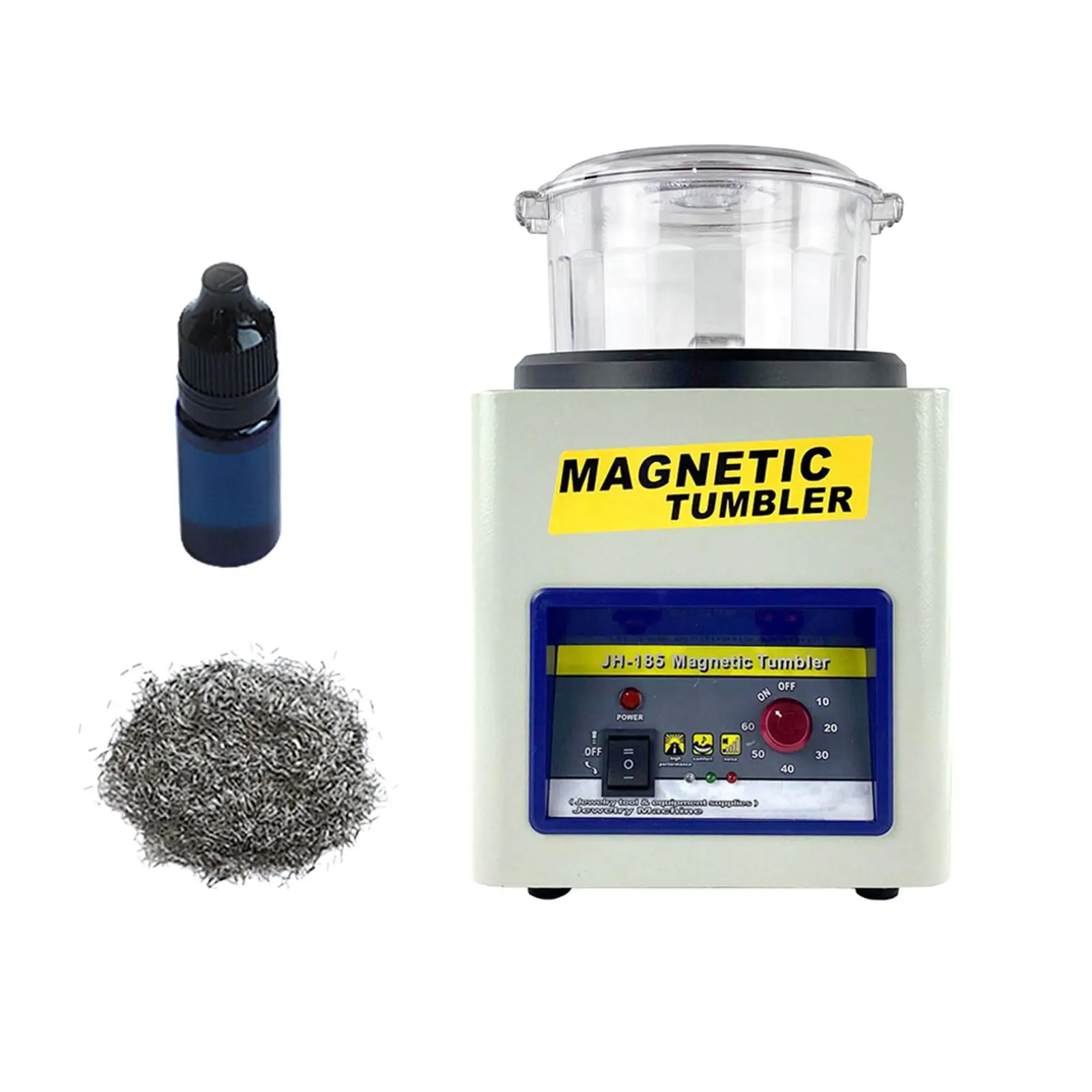 Magnetic Tumbler Jewelry Polisher Finisher Finishing Machine, Mini Magnetic Polishing Machine
Magnetic Tumbler Jewelry Polisher Finisher Finishing Machine, Mini Magnetic Polishing Machine