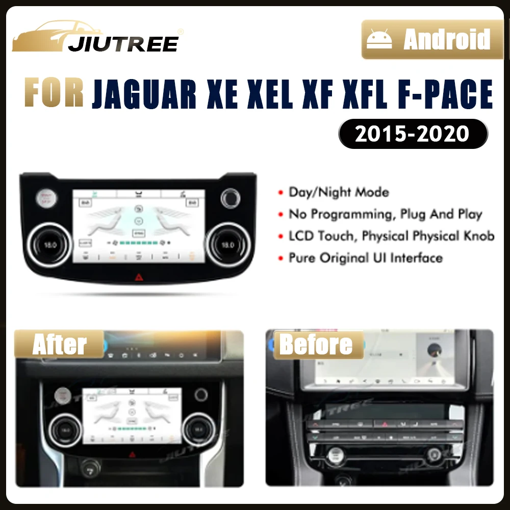 Для Jaguar XE XEL XF XFL F-PACE 2015 2016 2017 2018 2019 Панель переменного тока Кондиционер