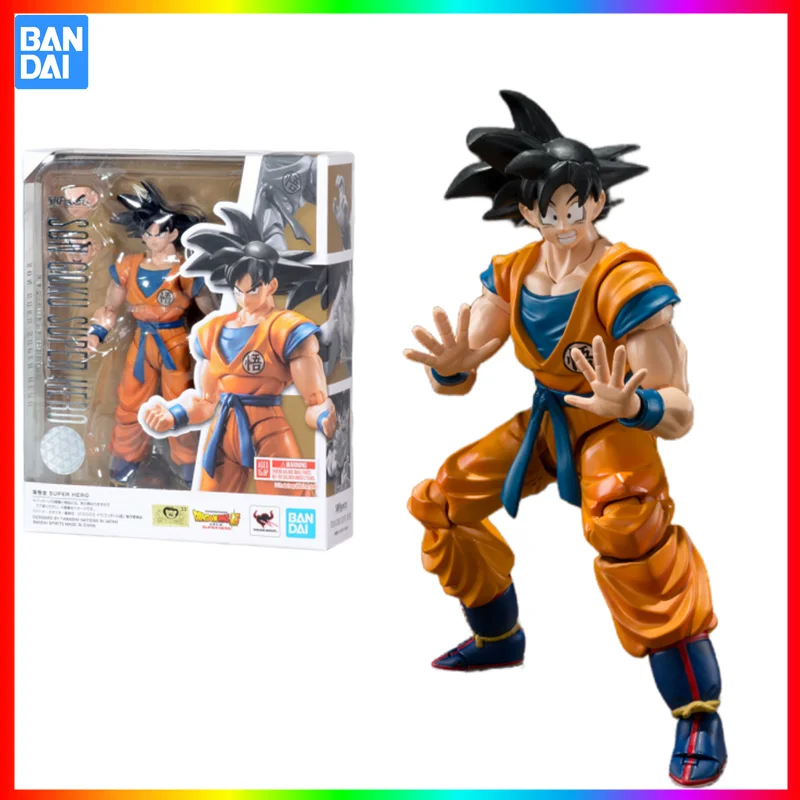 In Stock Bandai Original SHF Anime Dragon Ball Super Sun Goku SUPER HERO Joints Movable Figure Collectible Model Toys
In Stock Bandai Original SHF Anime Dragon Ball Super Sun Goku SUPER HERO Joints Movable Figure Collectible Model Toys
