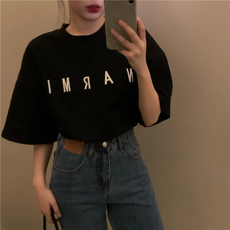 Aquascutum T-shirt women's wear ins trendy white loose Korean version medium long round neck short sleeve top spring 2022 NEW
Aquascutum T-shirt women's wear ins trendy white loose Korean version medium long round neck short sleeve top spring 2022 NEW