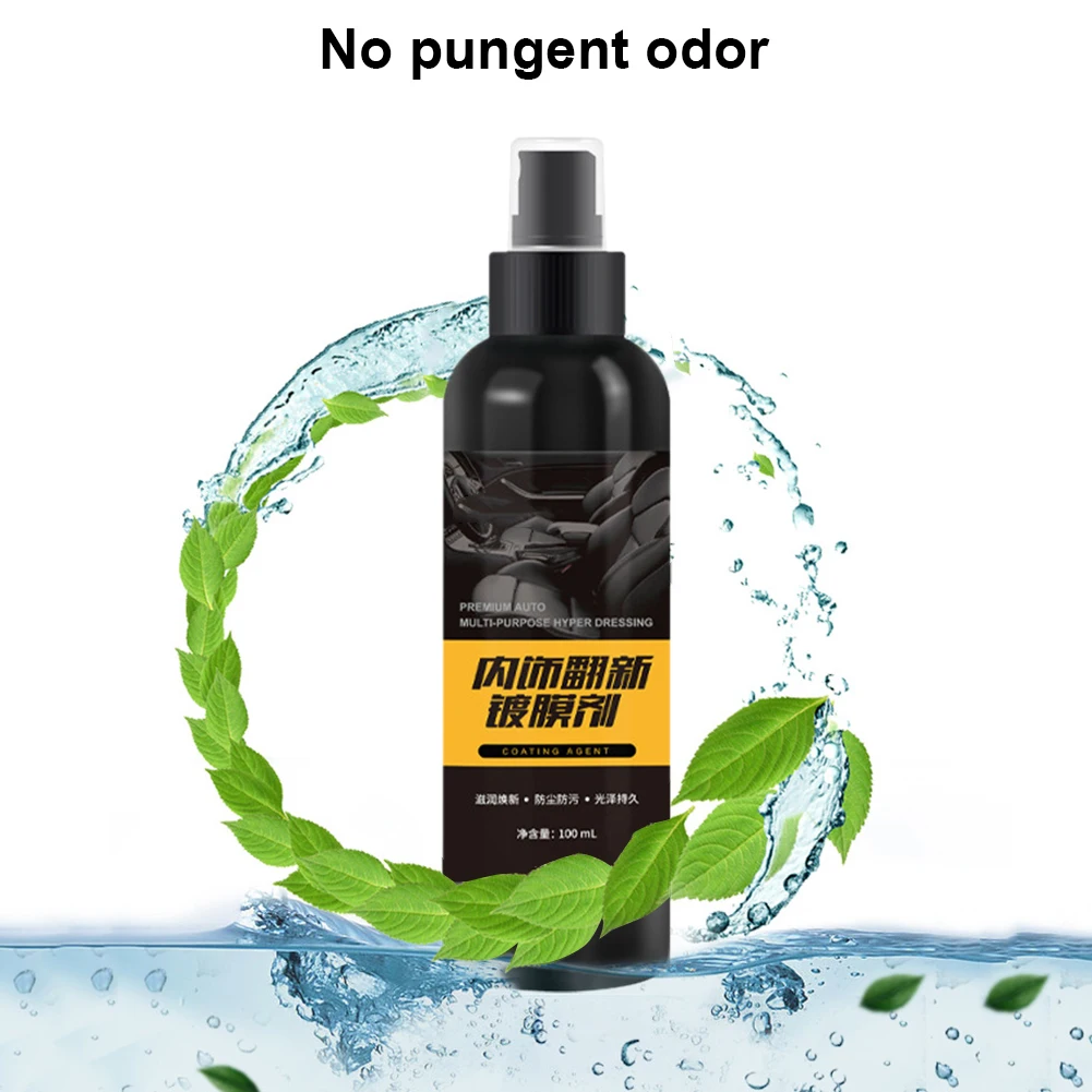 100ML Car Plastic Parts Retreading Agent Car Interior Leather Seat Maintenance Care Agent Restorer
100ML Car Plastic Parts Retreading Agent Car Interior Leather Seat Maintenance Care Agent Restorer