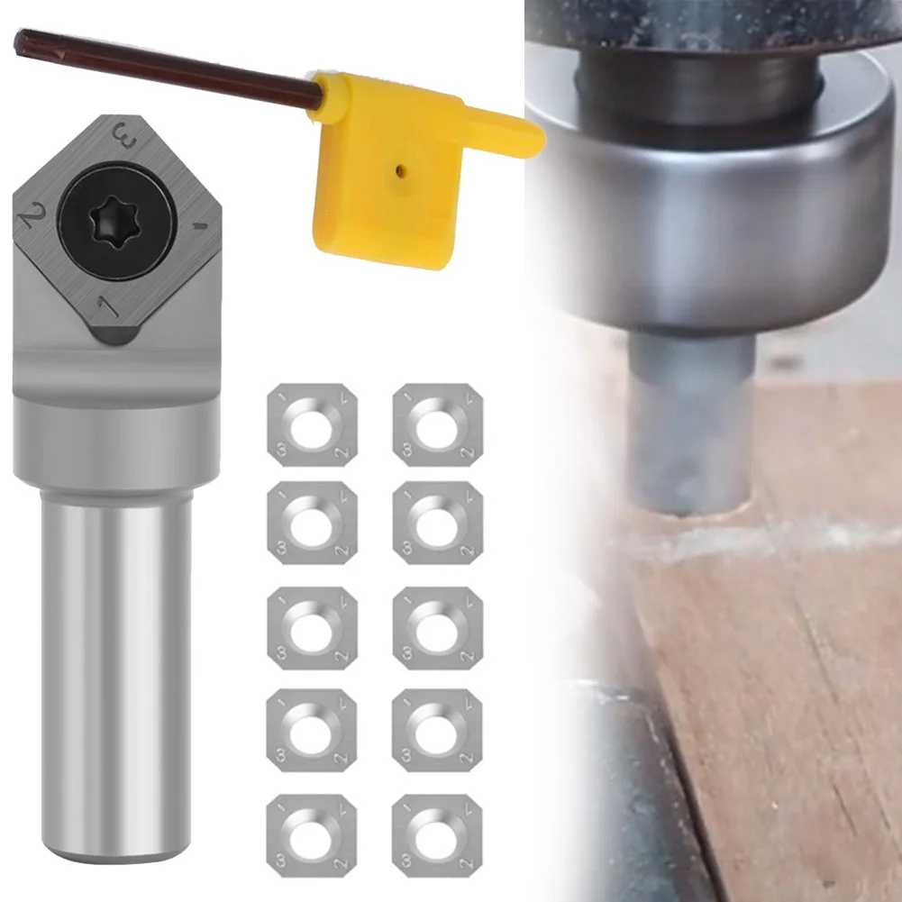 12mm Shank Router Bit Insert-Style V Type CNC Router Bits Planing Bit Face End Milling Cutter Woodworking Tools
12mm Shank Router Bit Insert-Style V Type CNC Router Bits Planing Bit Face End Milling Cutter Woodworking Tools