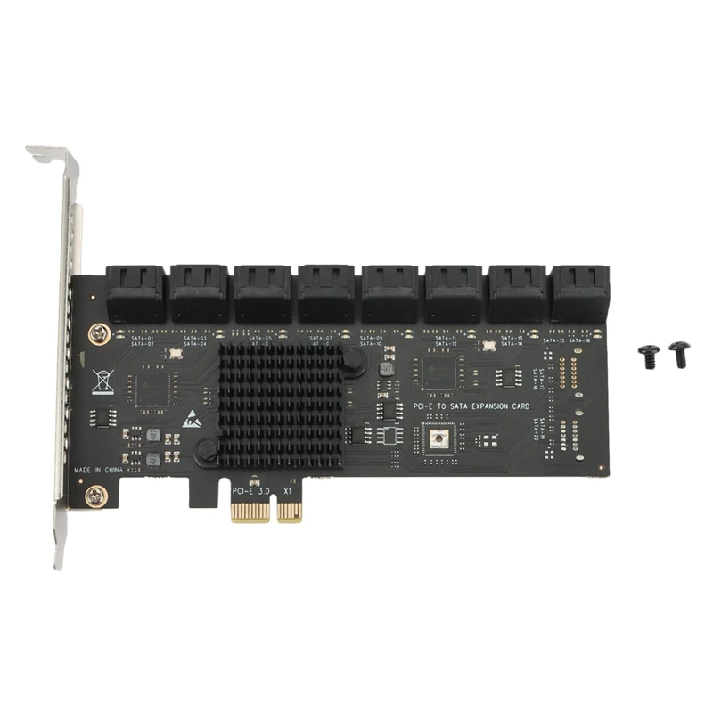 SA3112J PCIE Adapter PCI-Express X1 To SATA 3.0 Expansion Card 6Gbps High Speed Add On Card W/ PCI-E X4 X8 X16
SA3112J PCIE Adapter PCI-Express X1 To SATA 3.0 Expansion Card 6Gbps High Speed Add On Card W/ PCI-E X4 X8 X16