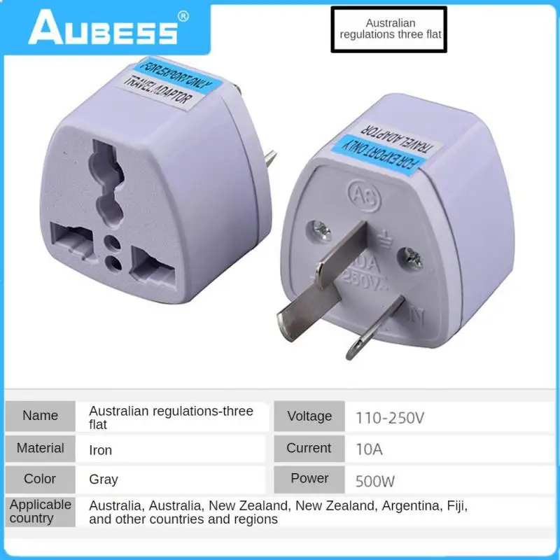 

Multi Plug Universal Adapter Excellent Material Travel Charger Preservative Charger Socket Accessories Multiple Styles Portable