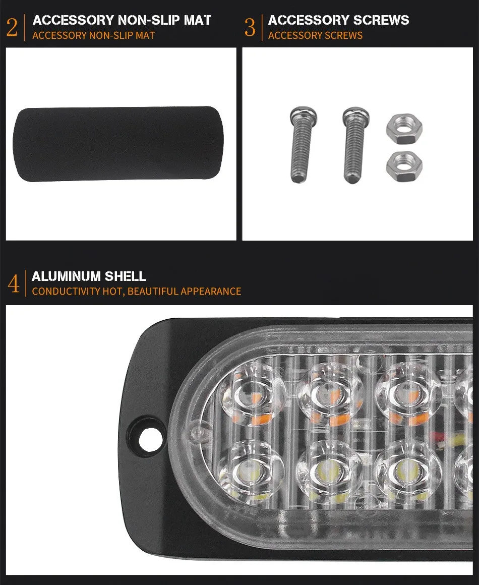1PC LED Fog Light 12-24V 36W Yellow 12LED Car Truck Warn Safety Urgent Always Bright Light Lamp Super Bright Car Lighting Part
1PC LED Fog Light 12-24V 36W Yellow 12LED Car Truck Warn Safety Urgent Always Bright Light Lamp Super Bright Car Lighting Part