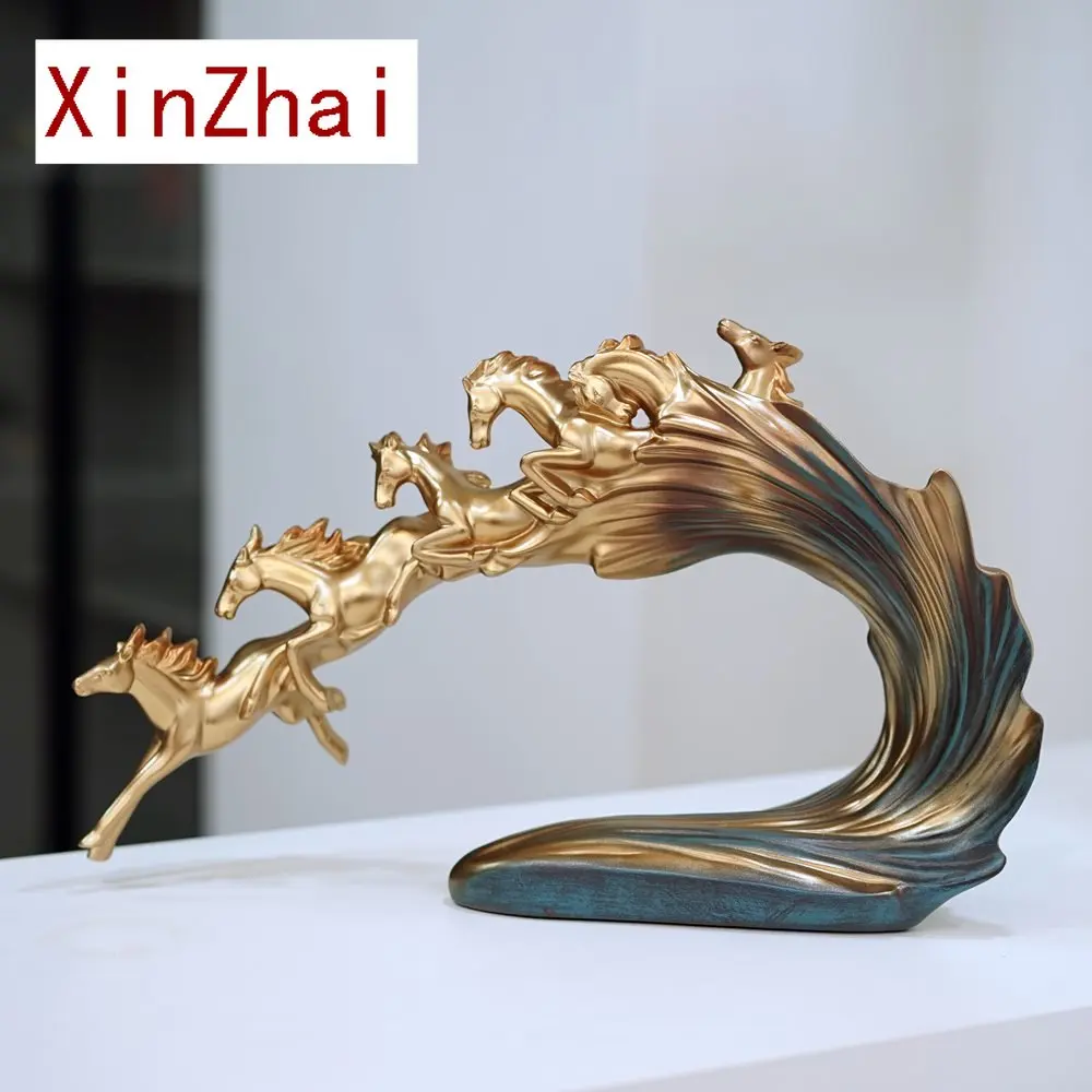 Vilead 41cm Creative Horse Sculpture Ornament Office Desk Shelf Living Room Store Decoration Accessories Animal Statue Interior
Vilead 41cm Creative Horse Sculpture Ornament Office Desk Shelf Living Room Store Decoration Accessories Animal Statue Interior