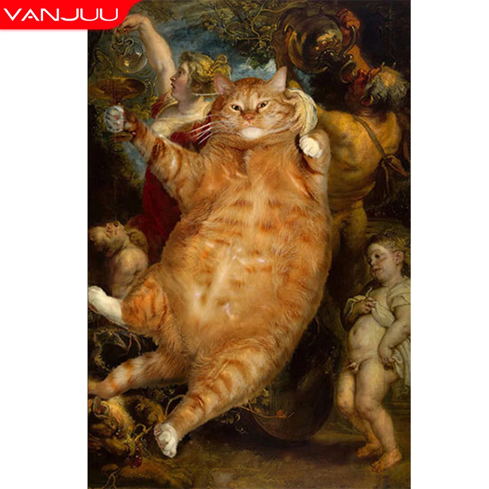 5d Diamond Painting Cat Diamond Embroidery Round Animal Cartoon Cross Stitch Kit Home Decoration Rhinestone Painting
5d Diamond Painting Cat Diamond Embroidery Round Animal Cartoon Cross Stitch Kit Home Decoration Rhinestone Painting