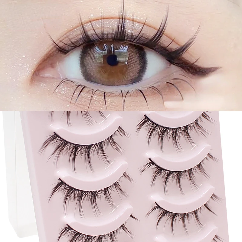 New 5 Pairs Eyelashes Cos Dance Performance Eyelash Handmade Acrylic Cross Eyelash Female Japanese 3D Natural Lashes 
New 5 Pairs Eyelashes Cos Dance Performance Eyelash Handmade Acrylic Cross Eyelash Female Japanese 3D Natural Lashes