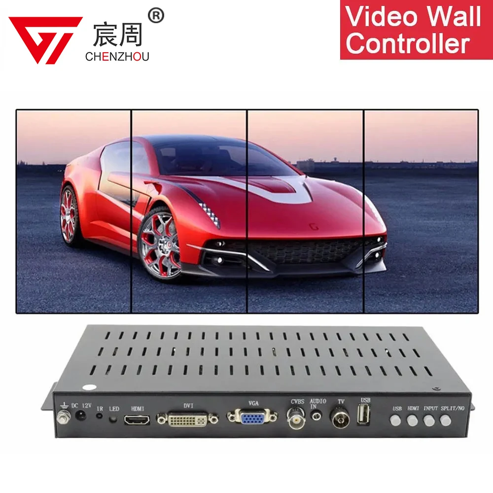 4 Channel Vertical Video Wall Controller for 2/3/4 Displays Portrait 1x4 1x3 1x2 2x2 Rotate 90 Degree HDMI/DVI/VGA/CVBS/TV/USB
4 Channel Vertical Video Wall Controller for 2/3/4 Displays Portrait 1x4 1x3 1x2 2x2 Rotate 90 Degree HDMI/DVI/VGA/CVBS/TV/USB