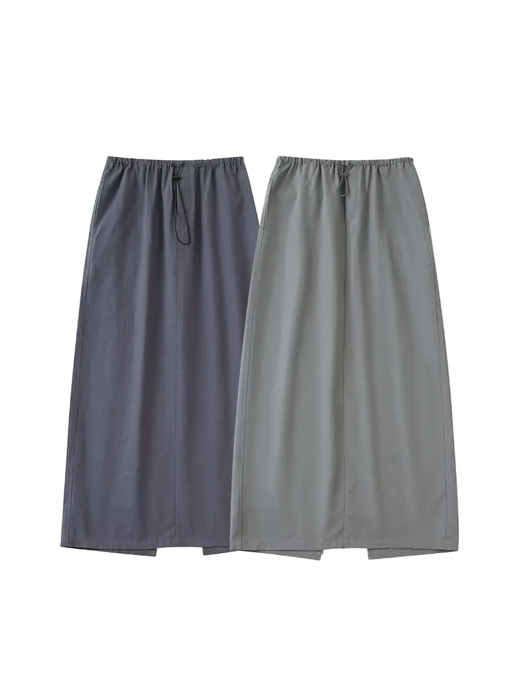 Женская винтажная юбка средней длины, юбка с высокой эластичной талией и шнуровкой и подкладкой, осень 2022
Женская винтажная юбка средней длины, юбка с высокой эластичной талией и шнуровкой и подкладкой, осень 2022