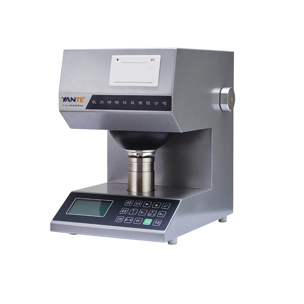 YT-48A whiteness meter for rice paper powder plastic testing color meter salt whiteness testing equipment
YT-48A whiteness meter for rice paper powder plastic testing color meter salt whiteness testing equipment