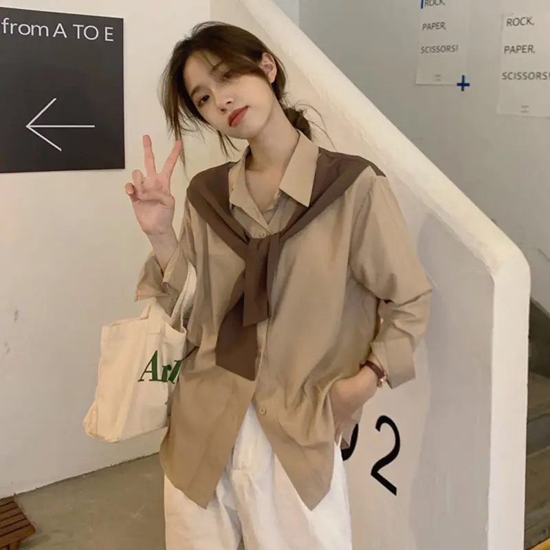 XEJ корейские модные блузки для женщин весна-осень 2021 Женская мода искусственная шаль элегантная офисная одежда
XEJ корейские модные блузки для женщин весна-осень 2021 Женская мода искусственная шаль элегантная офисная одежда