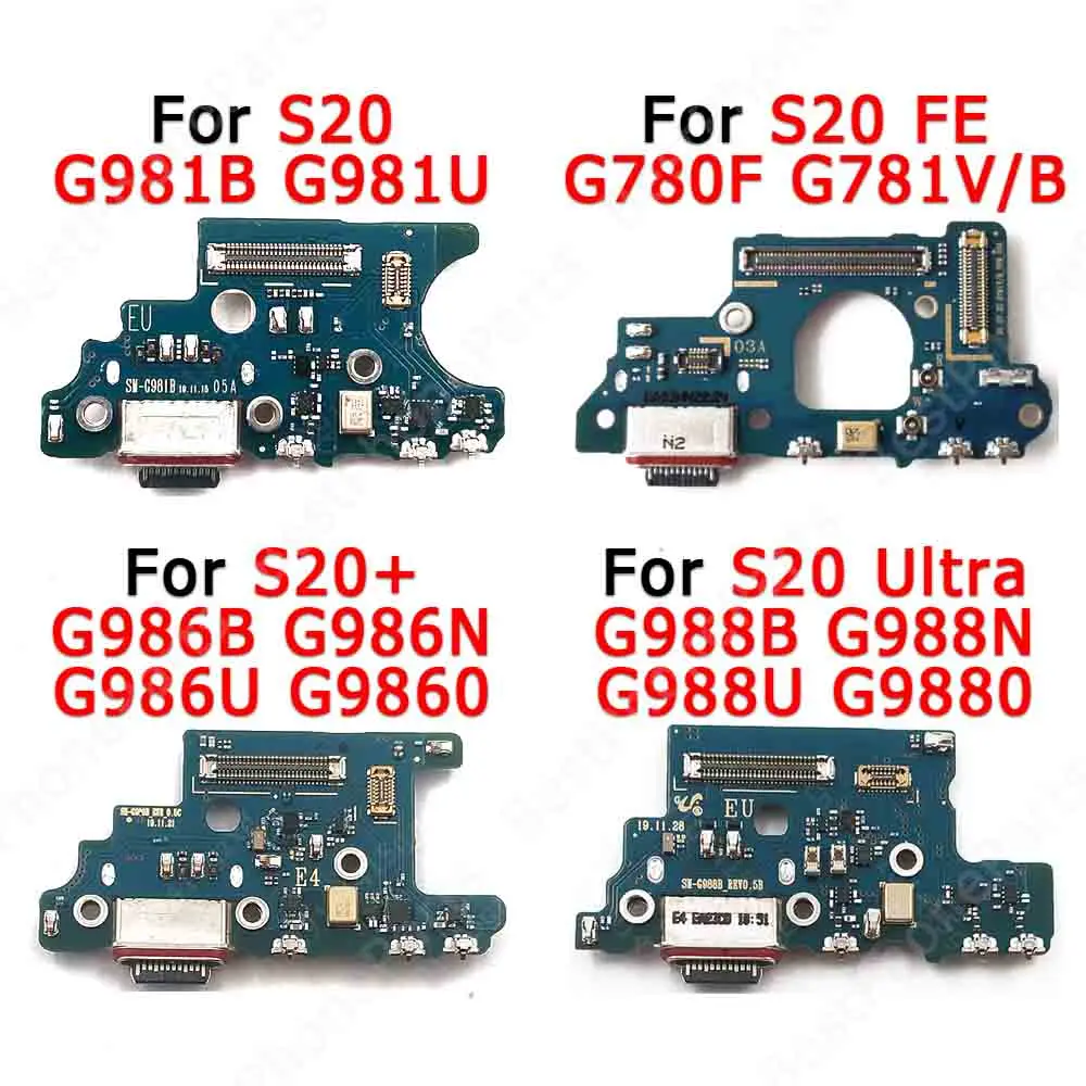 

Original Usb Charge Board For Samsung Galaxy S20 Plus Ultra FE G985 G986 G988 G980 G981 G780 G781 Charging Port Plate Connector