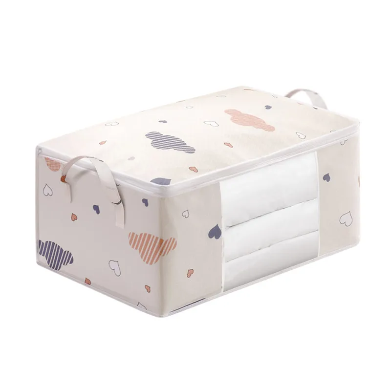 Large Capacity Foldable Storage Bag Clothes Blanket Dustproof Quilt Storage Bag Organizer Box Closet Cabinet Organizer Household
Large Capacity Foldable Storage Bag Clothes Blanket Dustproof Quilt Storage Bag Organizer Box Closet Cabinet Organizer Household