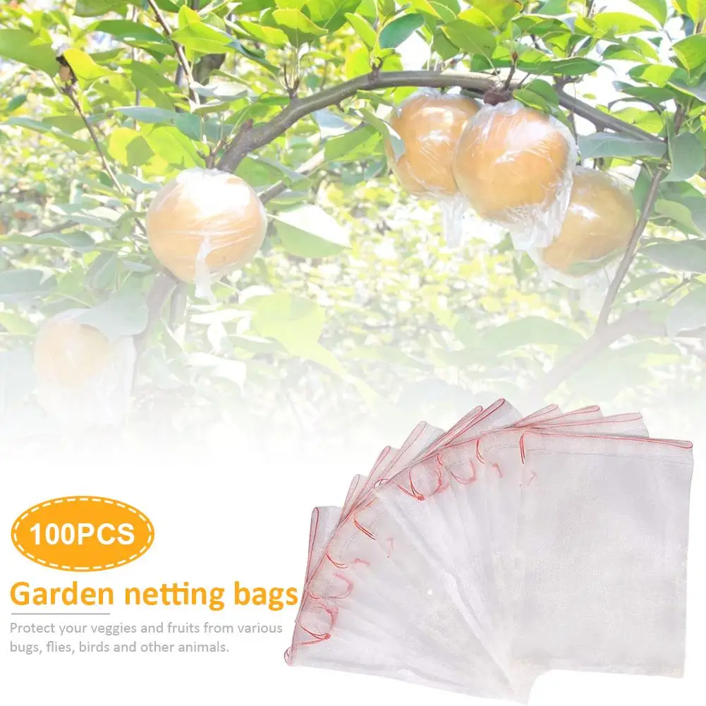 Fruit Protection Bags 4x6 Inch - 100PCS Fruit Trees Protect Garden Netting Bags Mesh Pouches With Dr
Fruit Protection Bags 4x6 Inch - 100PCS Fruit Trees Protect Garden Netting Bags Mesh Pouches With Dr