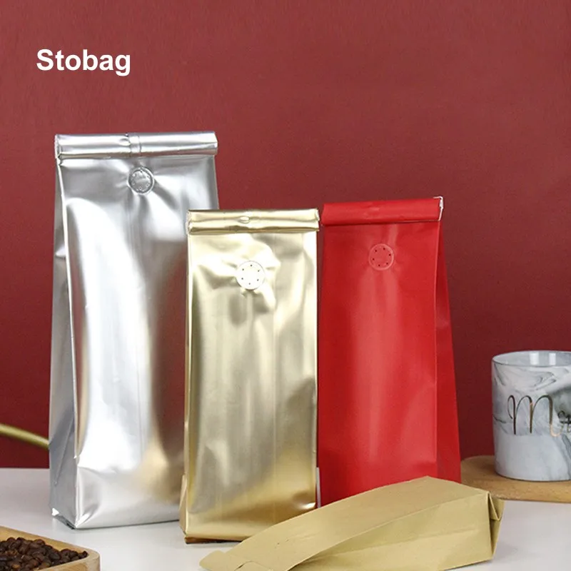 StoBag 50pcs Coffee Beans Packaging Bag with Vavle Standing Up Color Machine Sealing Aluminum Foil for Powder Storage Wholesale
StoBag 50pcs Coffee Beans Packaging Bag with Vavle Standing Up Color Machine Sealing Aluminum Foil for Powder Storage Wholesale