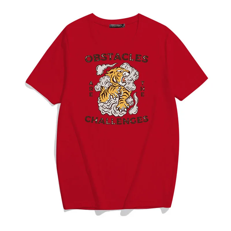 Summer New Retro Tiger Top Pullover Round Neck Short Sleeve Loose Casual Top T-Shirt Oversize Year Print Harajuku Punk Harajuku
Summer New Retro Tiger Top Pullover Round Neck Short Sleeve Loose Casual Top T-Shirt Oversize Year Print Harajuku Punk Harajuku