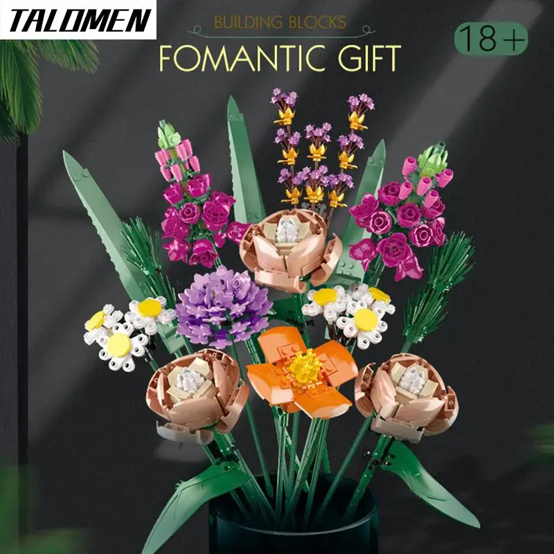 IN STOCK MOC 10280 Romantic Rose Flowers Bouquet Building Blocks Compatible Valentine's Day Flower Gift For Girlfriend Toys Love
IN STOCK MOC 10280 Romantic Rose Flowers Bouquet Building Blocks Compatible Valentine's Day Flower Gift For Girlfriend Toys Love