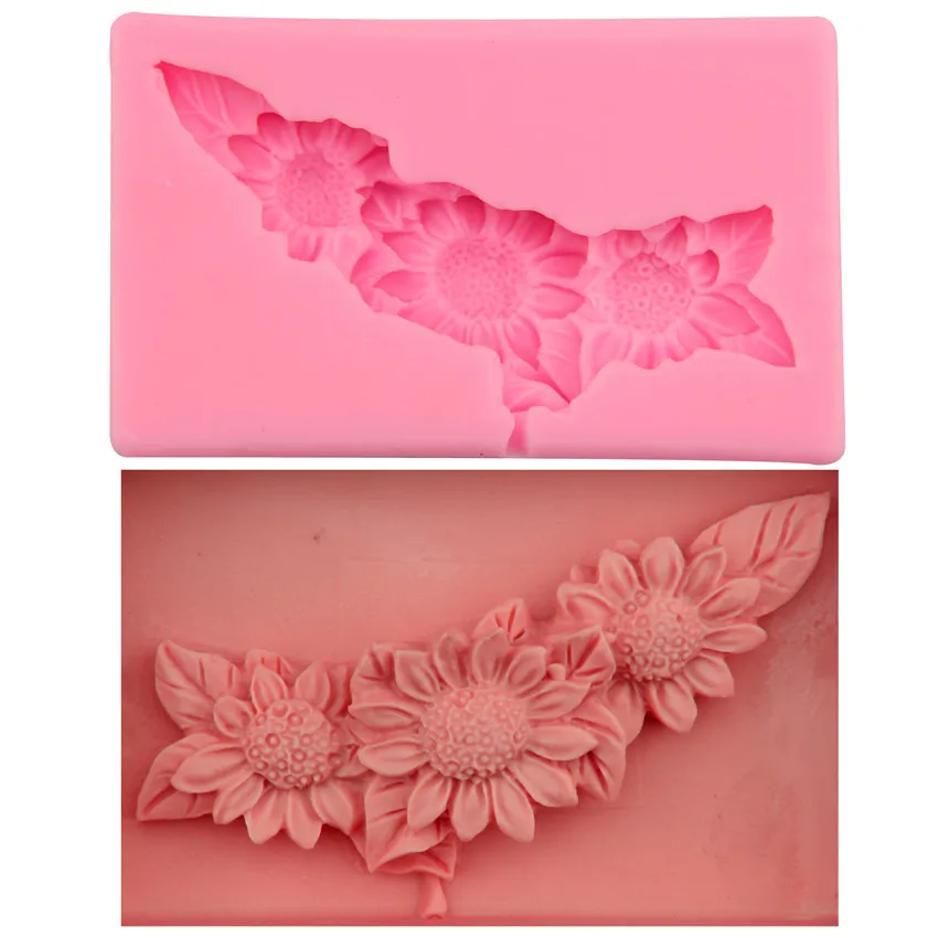 Flower-shaped Fondant cake mold cake decoration mold foreign pastry DIY baking silicone mold 
Flower-shaped Fondant cake mold cake decoration mold foreign pastry DIY baking silicone mold