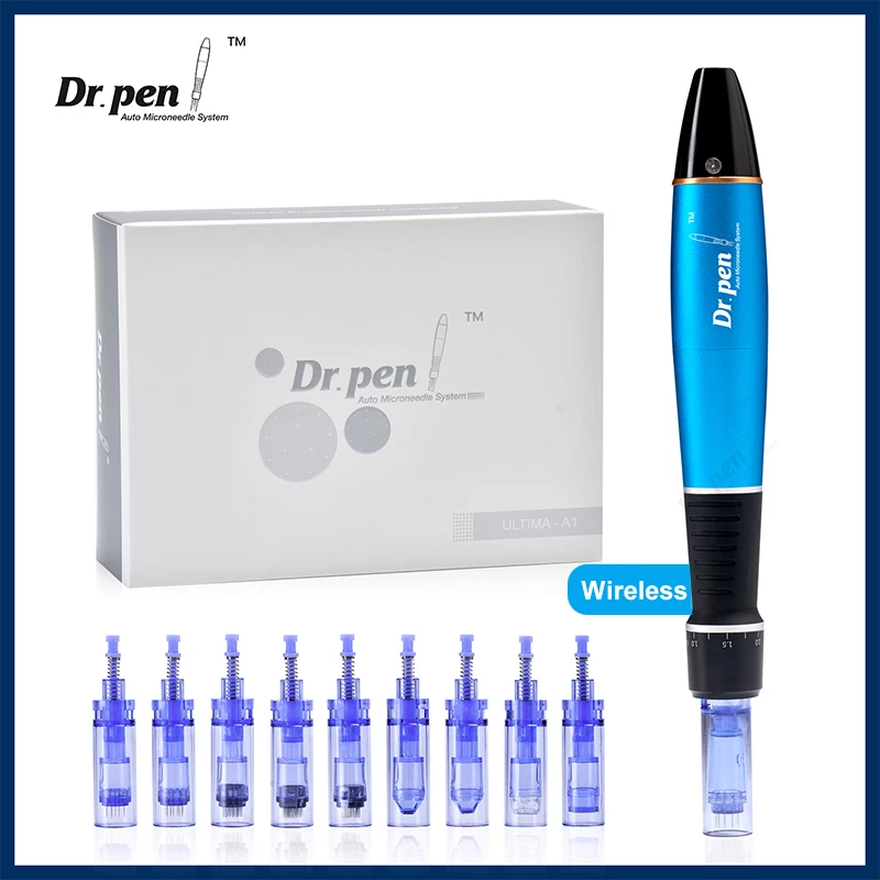 Dr Pen Ultima A1 Беспроводная ручка для микроигл с набором из 12 картриджей Derma Pen Автоматические микроиглы Устройство для ухода за кожей для мезоте...
Dr Pen Ultima A1 Беспроводная ручка для микроигл с набором из 12 картриджей Derma Pen Автоматические микроиглы Устройство для ухода за кожей для мезоте...