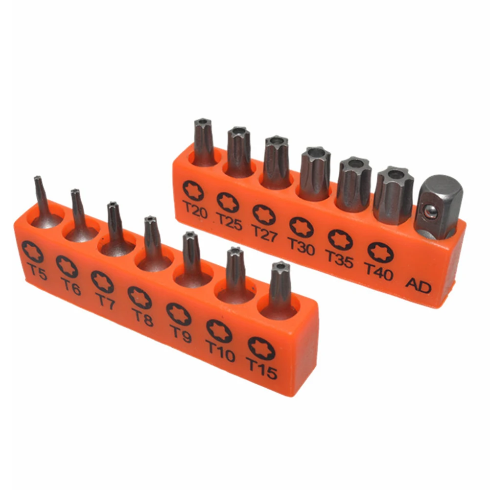 14pcs 25mm Torx Screwdriver Bits Hex Shank 6.35mm With Adapter Nutdrivers For Pneumatic Electric Rechargeable ScrewdriversTools
14pcs 25mm Torx Screwdriver Bits Hex Shank 6.35mm With Adapter Nutdrivers For Pneumatic Electric Rechargeable ScrewdriversTools