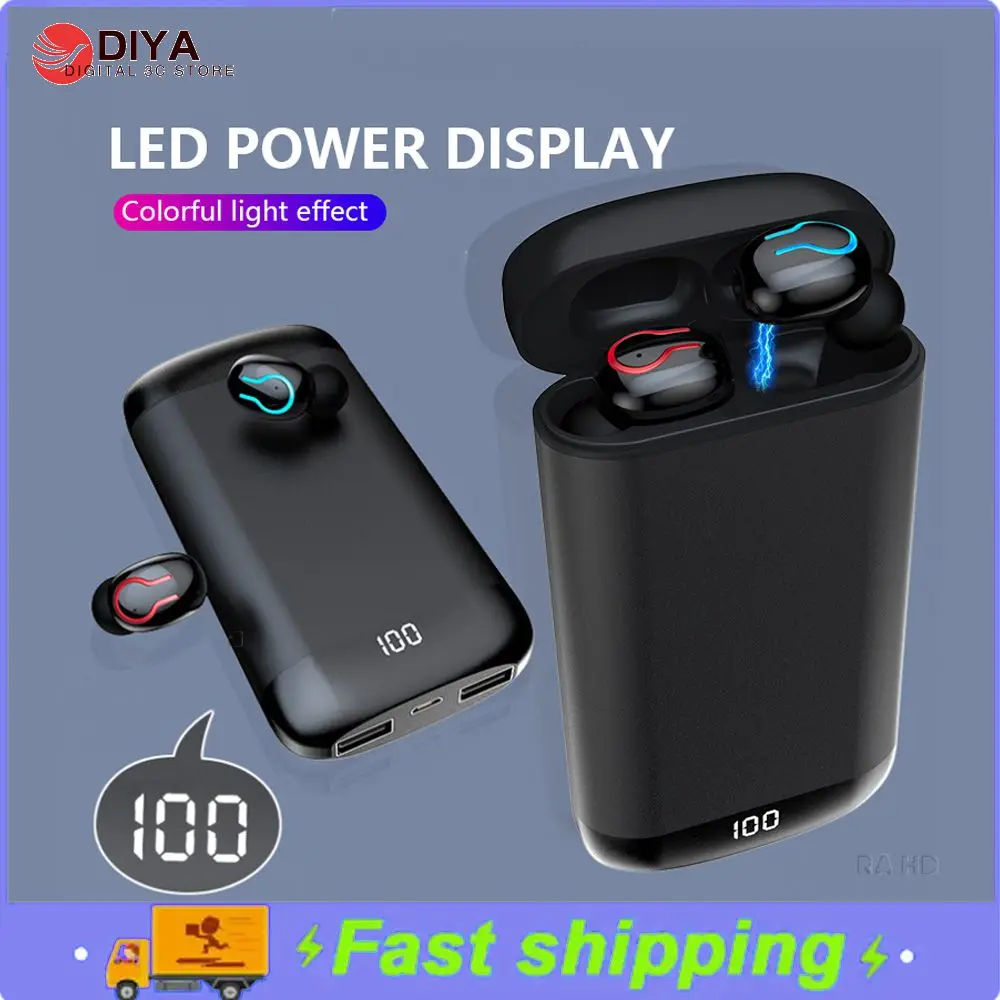 Automatically Power Bank Earbuds Reduction With 6000mah Charging Box Wireless Headphones Hifi Sound Dual Mode Music Headset
Automatically Power Bank Earbuds Reduction With 6000mah Charging Box Wireless Headphones Hifi Sound Dual Mode Music Headset