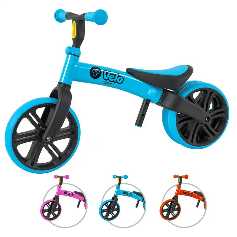 

Y Velo Balance Bike 9'' Wheel (Blue) Unisex, from 18 Months to 3 Years Old