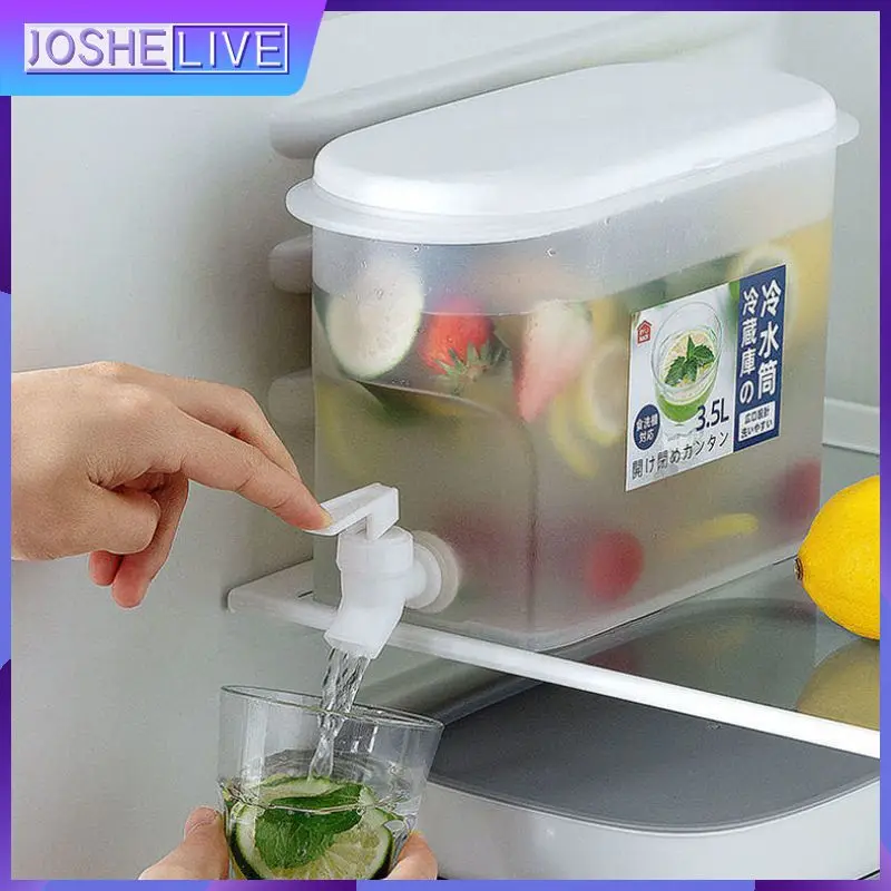 3.5L Cold Kettle Refrigerator with Faucet Household Lemonade Bottle Drinkware Cold Water Bottle Container Cold Drink Bucket
3.5L Cold Kettle Refrigerator with Faucet Household Lemonade Bottle Drinkware Cold Water Bottle Container Cold Drink Bucket