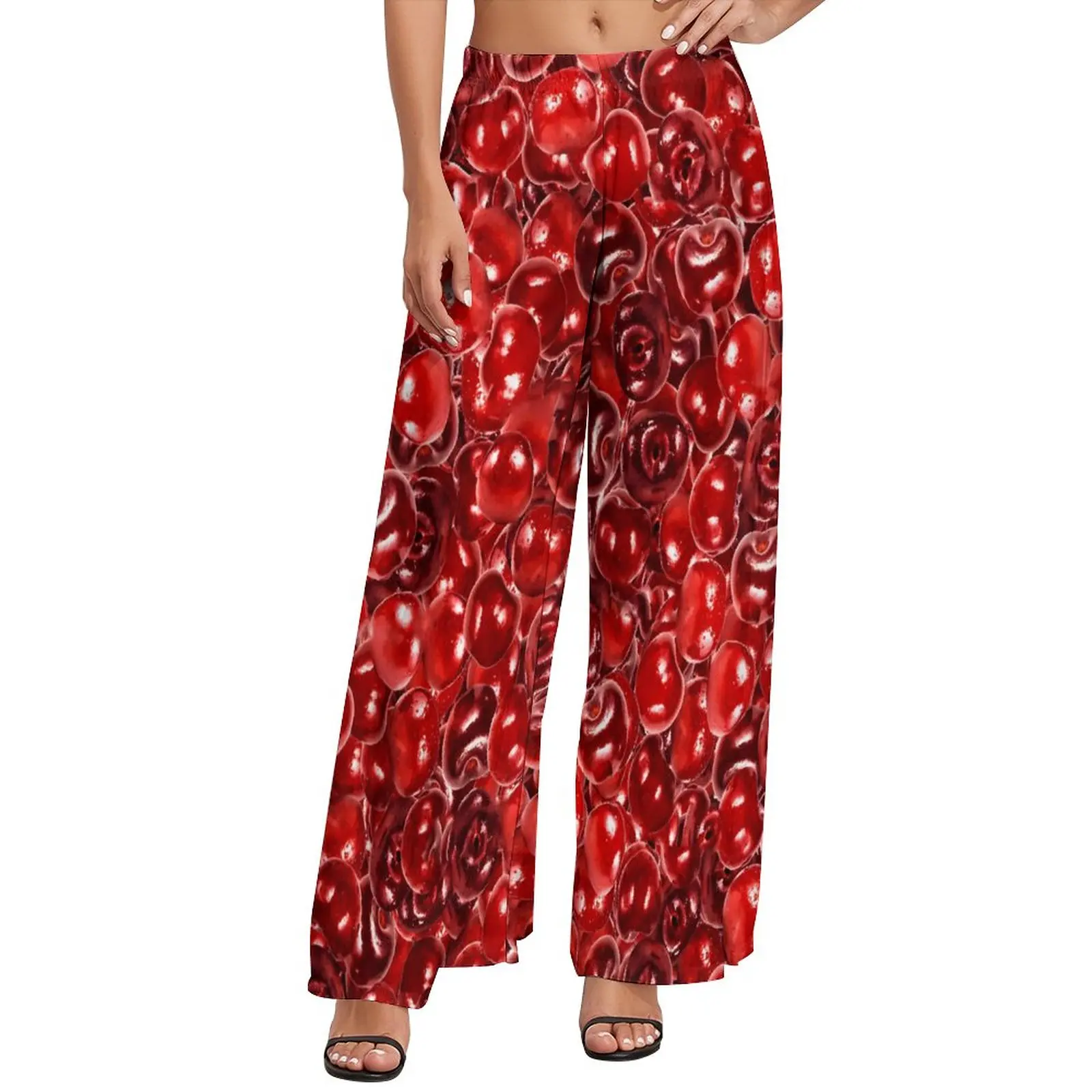 Sweet Cherries Pants High Waist Fruit Print Workout Trousers Streetwear Graphic Wide Pants
Sweet Cherries Pants High Waist Fruit Print Workout Trousers Streetwear Graphic Wide Pants