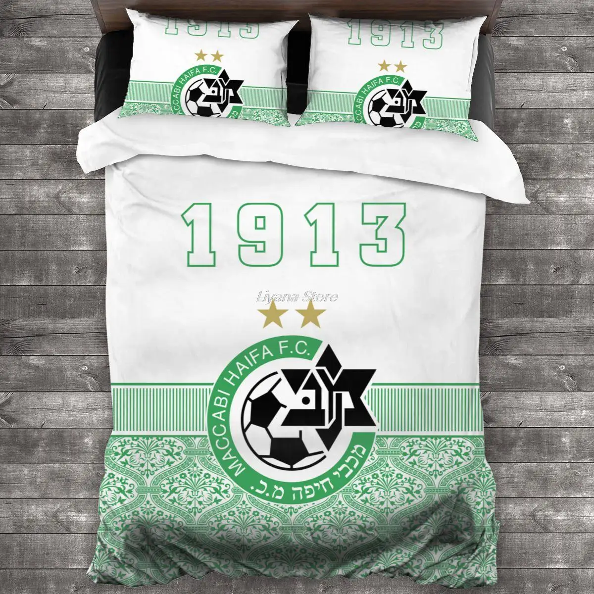 Maccabi Haifa Fc Bedding Set Twin Full Queen King Size Bed Set Adult Kid Bedroom Duvet Cover Sets 3D Print 030
Maccabi Haifa Fc Bedding Set Twin Full Queen King Size Bed Set Adult Kid Bedroom Duvet Cover Sets 3D Print 030