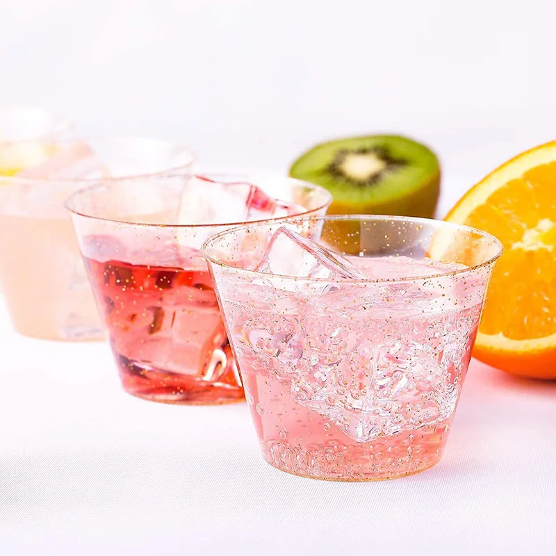 25 Pieces of Rose Gold Cup Disposable Rose Gold Sparkling Plastic Cup-High-End Wedding Pink Cup-Party Cup
25 Pieces of Rose Gold Cup Disposable Rose Gold Sparkling Plastic Cup-High-End Wedding Pink Cup-Party Cup