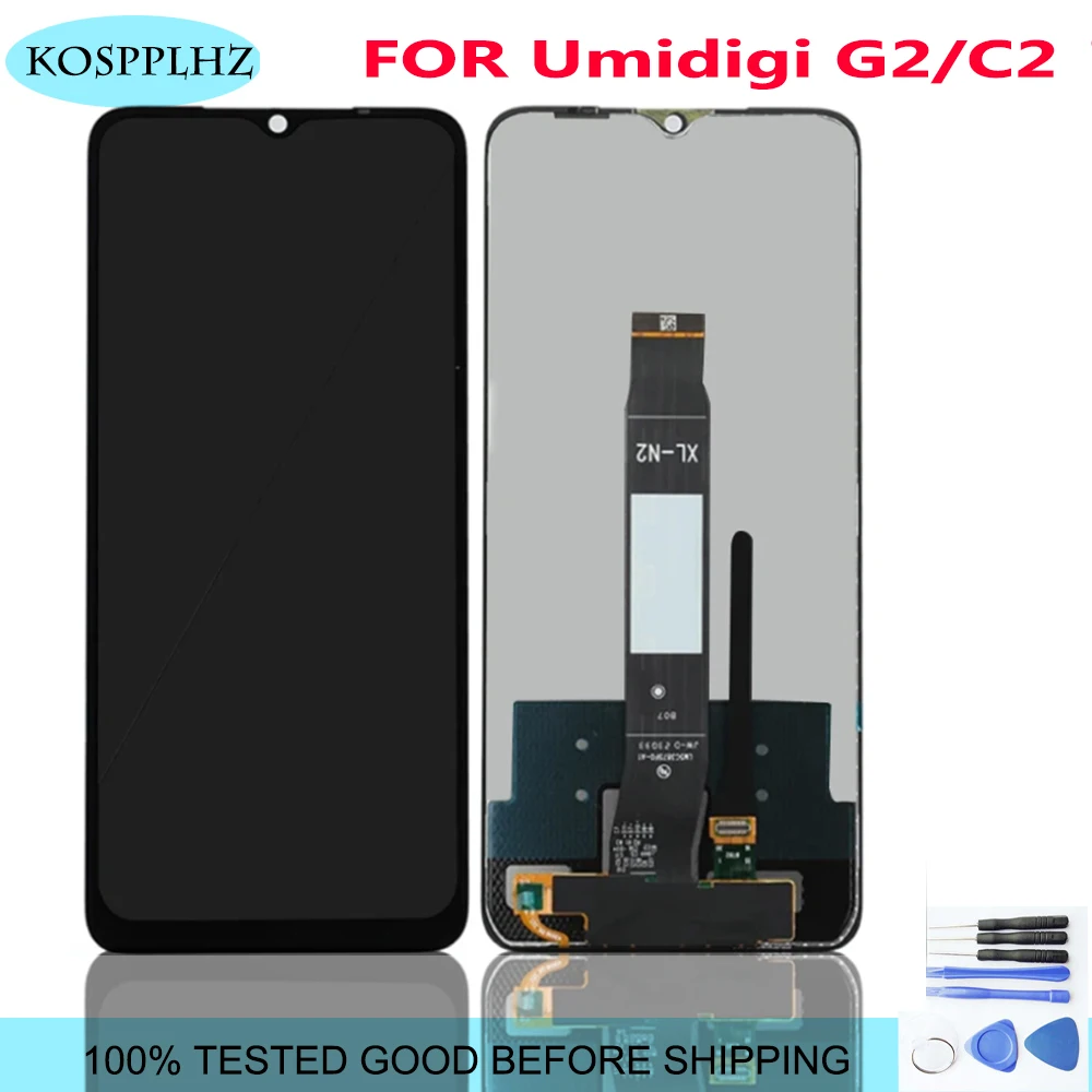 

Original Test New 6.52 inches For Umidigi G2/C2 Lcd Dispaly With Touch Screen Assembly Replacement +tools