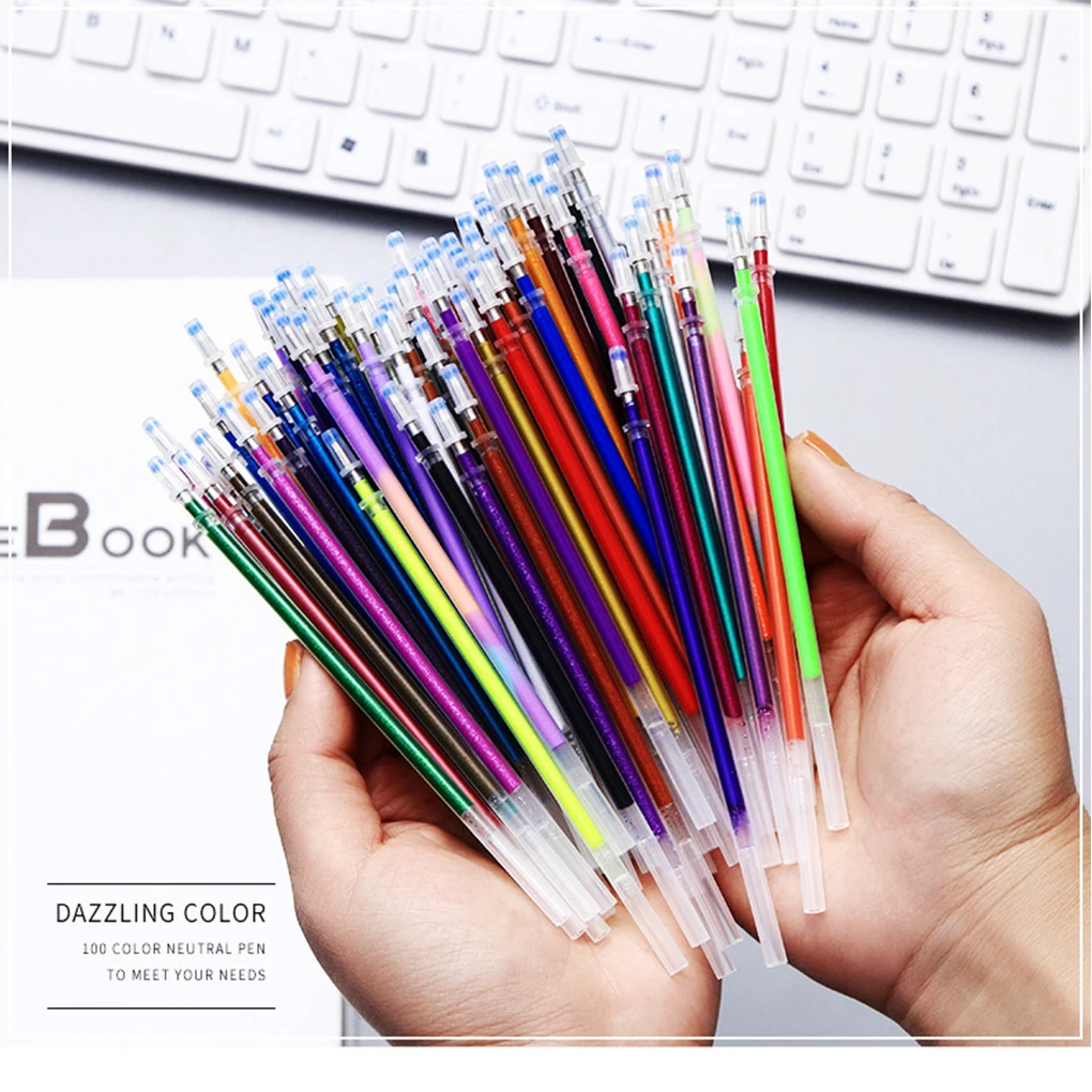 

Ручка, искусственная живопись, цветные канцелярские принадлежности, блестящие журналы, школа, офис, выделение, блестящая шариковая ручка