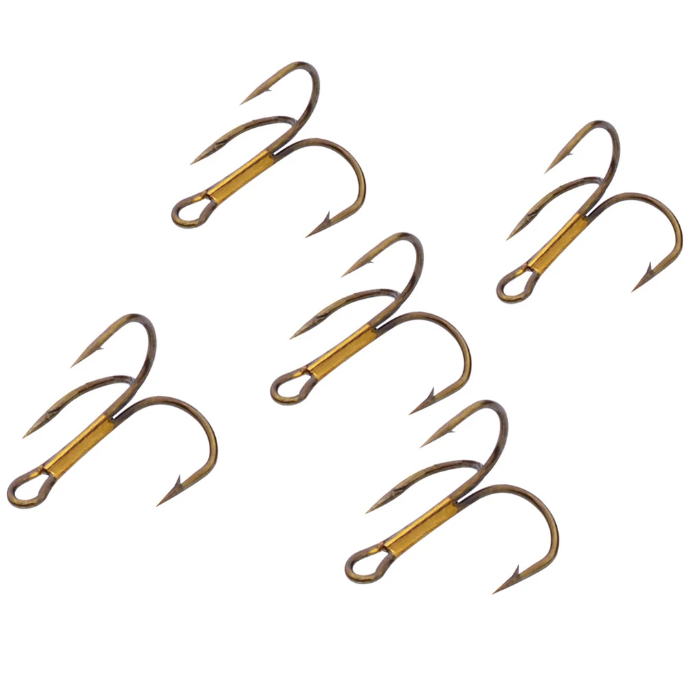 50pcs/Pack Stainless Steel Fishing Treble Hook Black Sharp Triple Hooks High Carbon Steel Black Brown Silver Fishing Fishhooks
50pcs/Pack Stainless Steel Fishing Treble Hook Black Sharp Triple Hooks High Carbon Steel Black Brown Silver Fishing Fishhooks