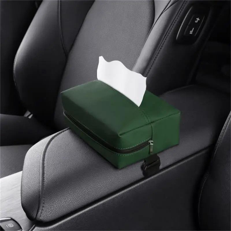 PU Leather Car Tissue Box Cover Sun Visor Seat Back Hanging Type Car Tissue Box Holder Armrest Box Towel Storage Case
PU Leather Car Tissue Box Cover Sun Visor Seat Back Hanging Type Car Tissue Box Holder Armrest Box Towel Storage Case