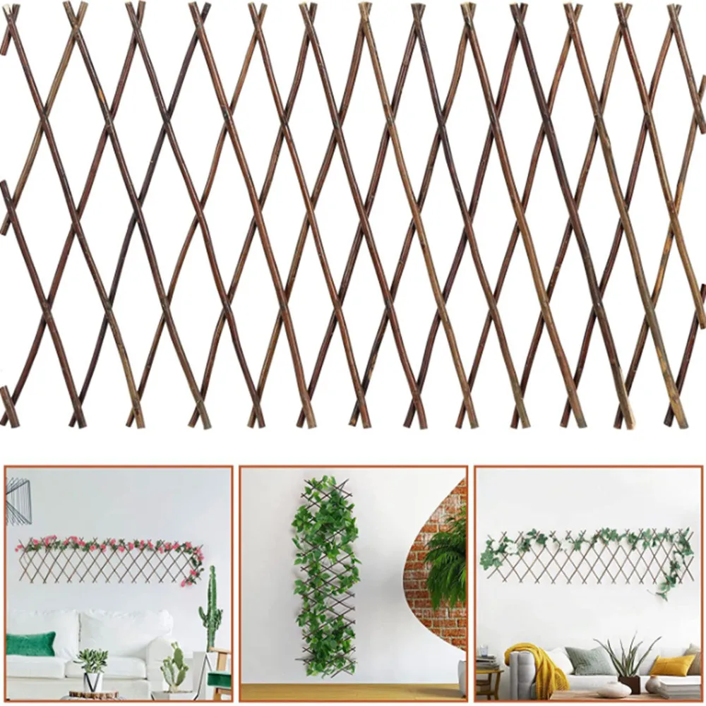 Expandable Plant Climbing Lattices Trellis Fence Screen Willow Fencing for Climbing Plants Support Garden Decor
Expandable Plant Climbing Lattices Trellis Fence Screen Willow Fencing for Climbing Plants Support Garden Decor