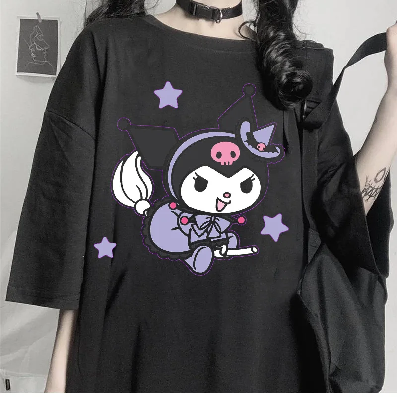 Cartoon Pattern Kawaii Women'S Casual Short-Sleeved Summer Tops Loose Japanese Sweet And Cute 2022 New T-Shirt
Cartoon Pattern Kawaii Women'S Casual Short-Sleeved Summer Tops Loose Japanese Sweet And Cute 2022 New T-Shirt