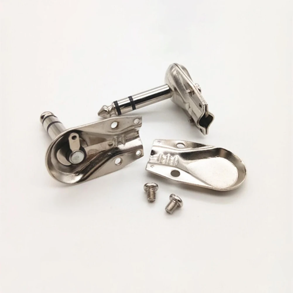 6.35mm Guitar Plugs 1/4 Inch Right Angle Stereo Jack 4PCS Accessories Audio Cable Instrument Male Jack Microphones
6.35mm Guitar Plugs 1/4 Inch Right Angle Stereo Jack 4PCS Accessories Audio Cable Instrument Male Jack Microphones