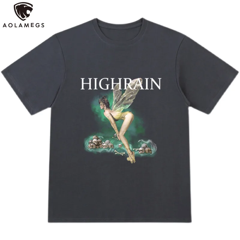 Aolamegs Fairy Girl Skull Print T-shirt Summer Cozy Short Sleeve Tops Couple Casual Baggy Gothic Hip Hop Style Tee Men Clothing
Aolamegs Fairy Girl Skull Print T-shirt Summer Cozy Short Sleeve Tops Couple Casual Baggy Gothic Hip Hop Style Tee Men Clothing