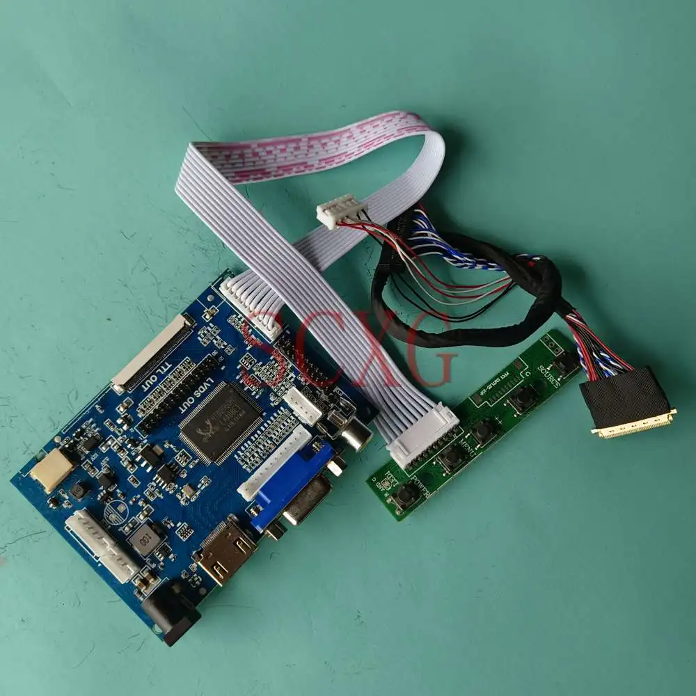 Fit N156BGE-L21 LCD Screen Controller Driver Board 1366*768 2AV+VGA+HDMI-Compatible LVDS 40 Pins Notebook DIY Kit 15.6"
Fit N156BGE-L21 LCD Screen Controller Driver Board 1366*768 2AV+VGA+HDMI-Compatible LVDS 40 Pins Notebook DIY Kit 15.6"