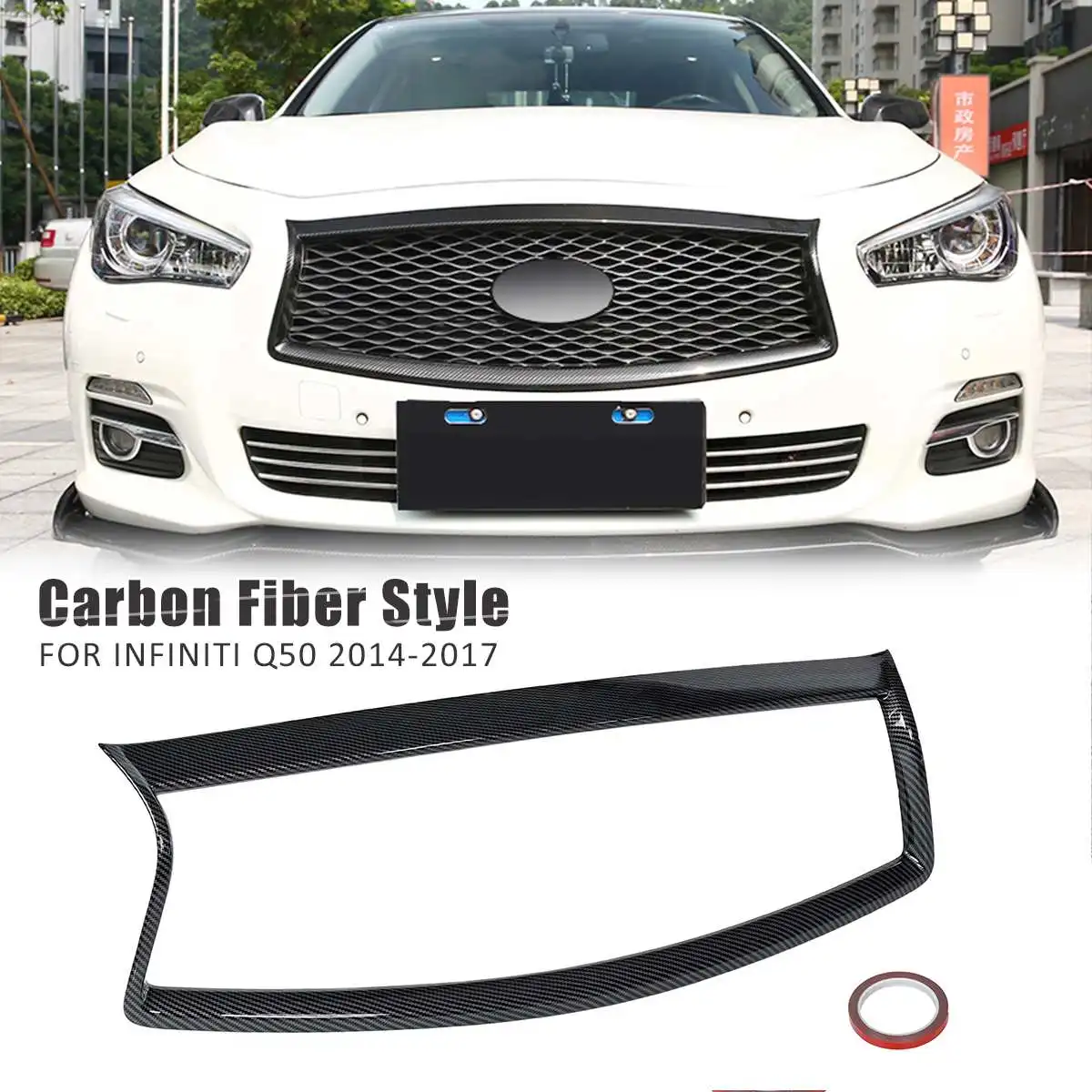 ABS Car Front Grill Outline Moulding Trim Cover overlay For Infiniti Q50 2014 2015 2016 2017 Racing Grills
ABS Car Front Grill Outline Moulding Trim Cover overlay For Infiniti Q50 2014 2015 2016 2017 Racing Grills