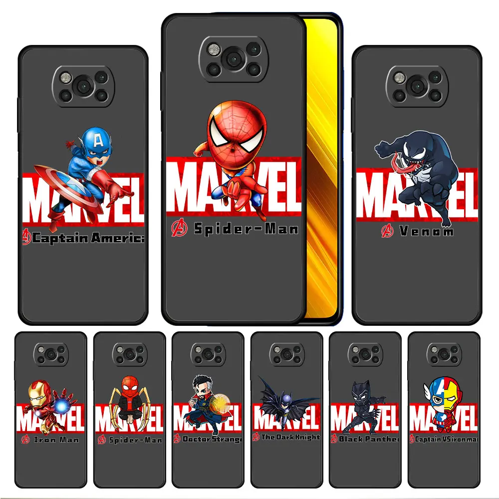 TPU Marvel Captain America Case for Xiaomi Poco Redmi M3 Pro X4 7 X3 NFC Note 9 9S 10 11 8 F3 Pocophone F1 Capa Coque Celular
TPU Marvel Captain America Case for Xiaomi Poco Redmi M3 Pro X4 7 X3 NFC Note 9 9S 10 11 8 F3 Pocophone F1 Capa Coque Celular