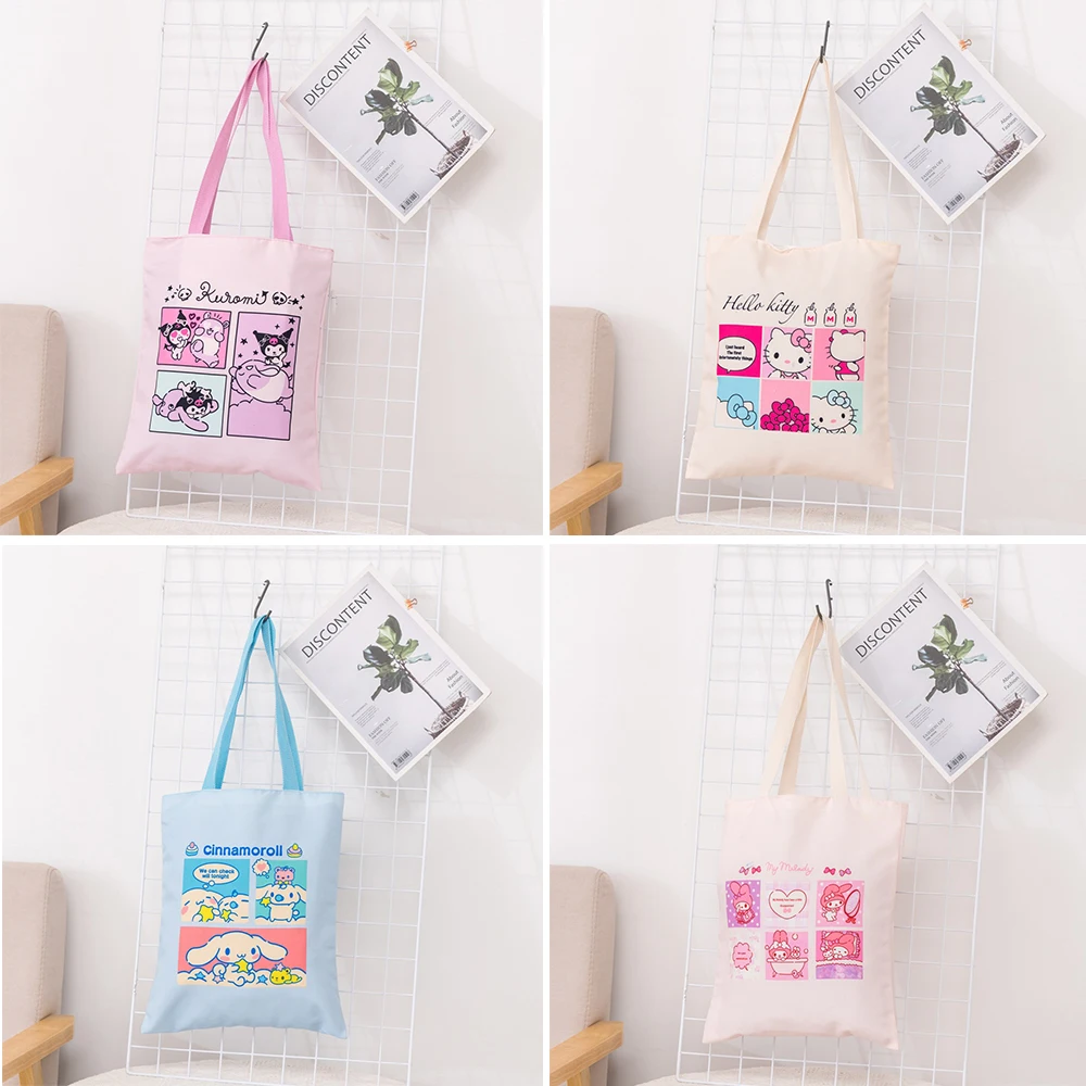 Kawaii Мультфильм Hellokts My Melody Cinnamoroll Kuromi Аниме Сумка через плечо портативная легкая сумка для покупок сумка тоут подарки
Kawaii Мультфильм Hellokts My Melody Cinnamoroll Kuromi Аниме Сумка через плечо портативная легкая сумка для покупок сумка тоут подарки