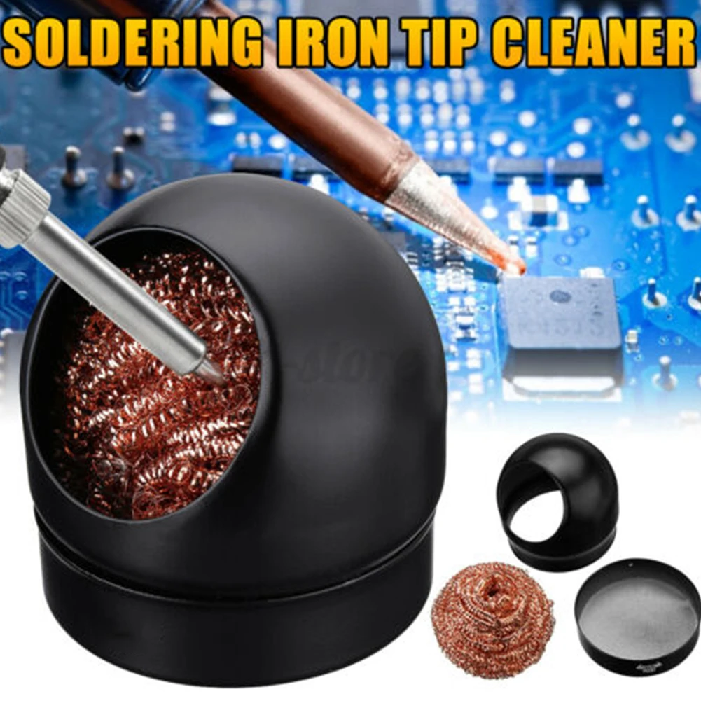 Welding Desoldering Soldering Solder Iron Tip Metal Dross Cleaner Cleaning Steel Ball Mesh Filter Tin Remove 60mm
Welding Desoldering Soldering Solder Iron Tip Metal Dross Cleaner Cleaning Steel Ball Mesh Filter Tin Remove 60mm