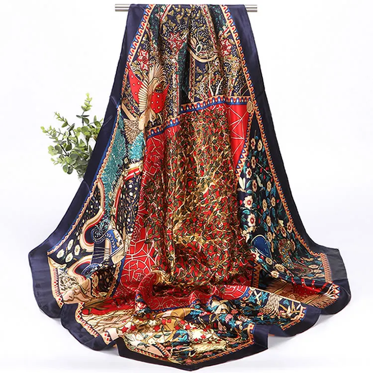 Luxury Brand 2022 Silk Scarf Women Satin Print Hijab Scarves Female Large Shawls Muslim Bandana Lady Beach Stole Head Scarves
Luxury Brand 2022 Silk Scarf Women Satin Print Hijab Scarves Female Large Shawls Muslim Bandana Lady Beach Stole Head Scarves