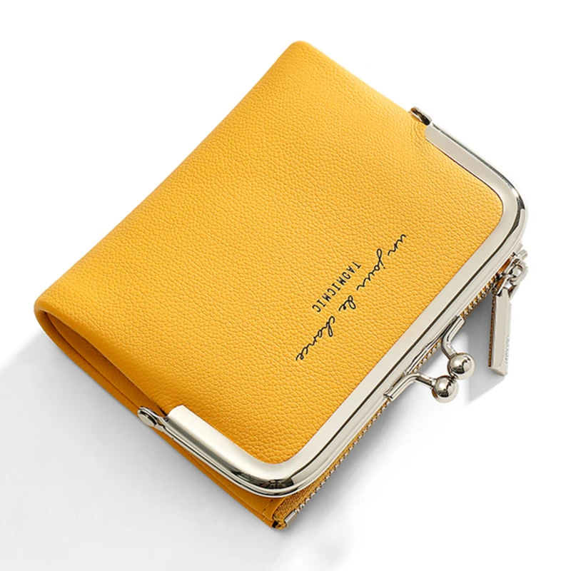 Fashion Solid Color Short Clutch Small Wallets PU Leather Women Coin Purses Ladies Simple Mini Card Holder Travel Wallets Female
Fashion Solid Color Short Clutch Small Wallets PU Leather Women Coin Purses Ladies Simple Mini Card Holder Travel Wallets Female