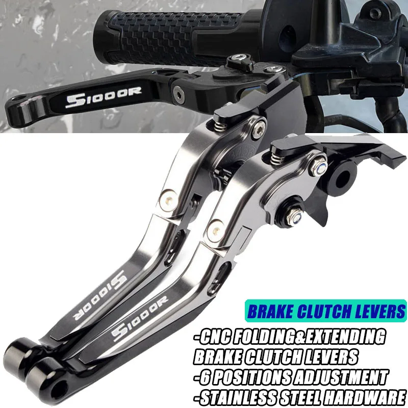 Motorcycle CNC Adjustable Folding Brake Clutch Levers Extendable Handle Bar Hand Grip For BMW S1000R S1000 R S 1000 R 2014-2020
Motorcycle CNC Adjustable Folding Brake Clutch Levers Extendable Handle Bar Hand Grip For BMW S1000R S1000 R S 1000 R 2014-2020